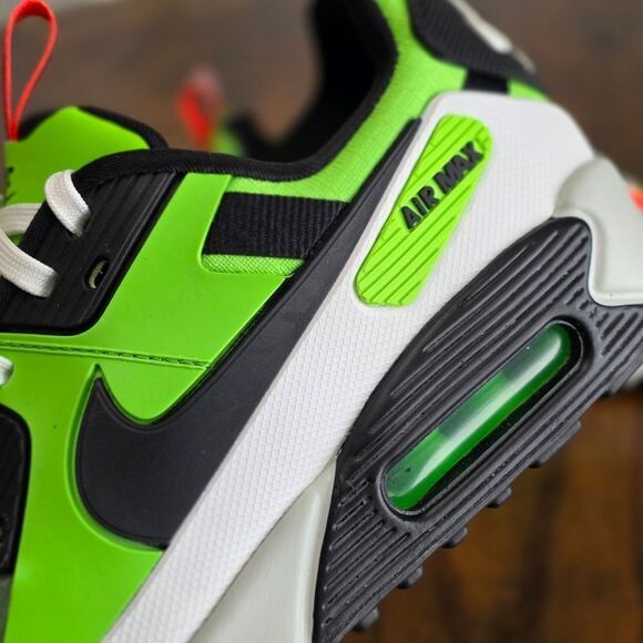 Nike Air Max 90 Drift Men's Size 5.5 Action Green Black White Shoes FB2877-300 - Picture 11 of 14